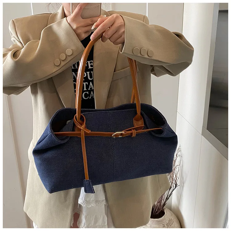 Fashionable Versatile Casual Large-Capacity Shoulder Bag for Women description 15