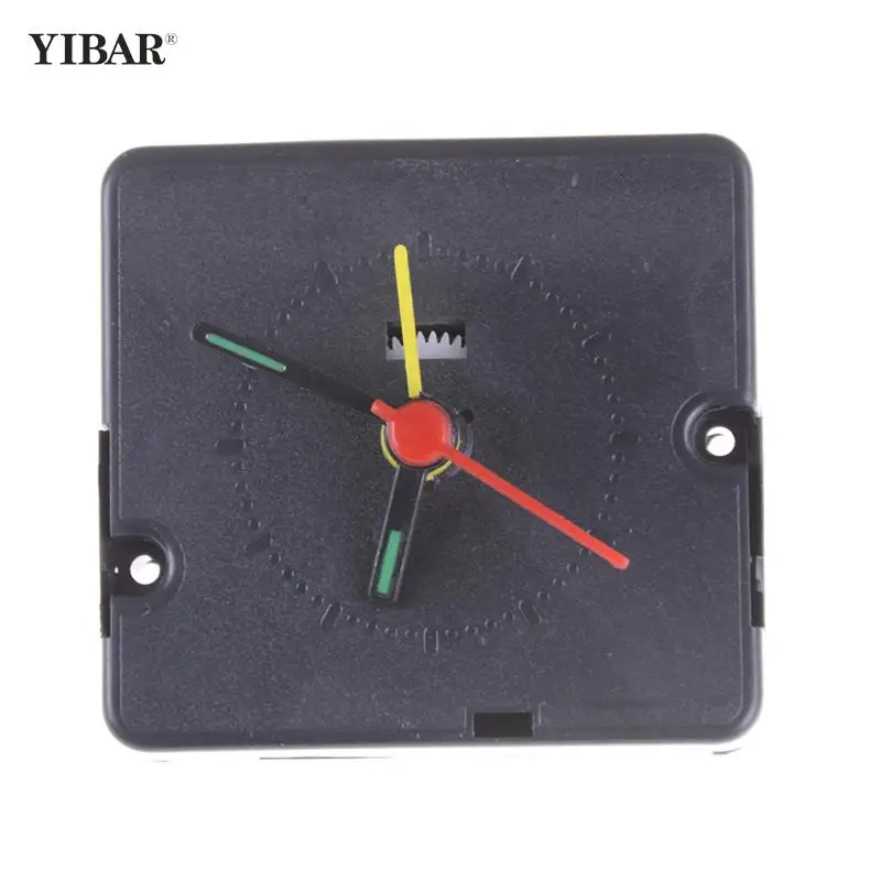 1PCS Black Quartz Alarm Clock Movement Mechanism DIY Replacement Part Set Hot Sale