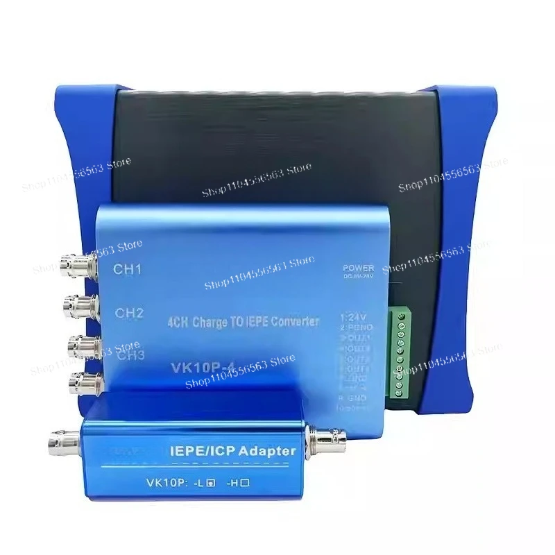 VK10P  Signal Conditioner Constant Current ICP Driver Amplifier Adapter Amplification Adjustable Single Channel