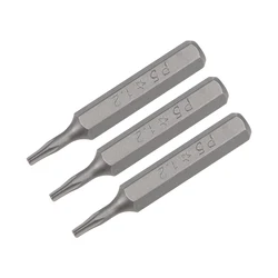 uxcell 3pcs 5/32 Inch Hex Shank Star-Shape P5/1.2mm Screwdriver Bit Set 28mm Length P2 Screw Driver Kit Tools набор отверток