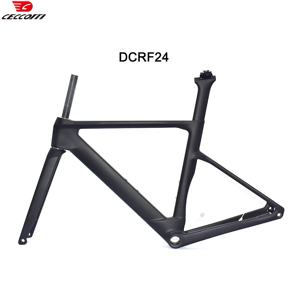 CECCOTTI Newest Bicycle Model Full Hidden Cable Carbon Frame Disc Brake Road Bike Frame