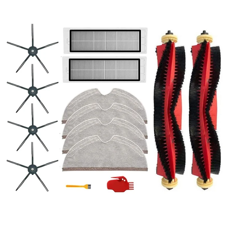 AY03-1 مجموعة فرشاة جانبية رئيسية فلتر Hepa ممسحة بديلة لشاومي Roborock S6 S60 S65 S5 Max S6 Max V S6 Pure Robot Vacuum Clean