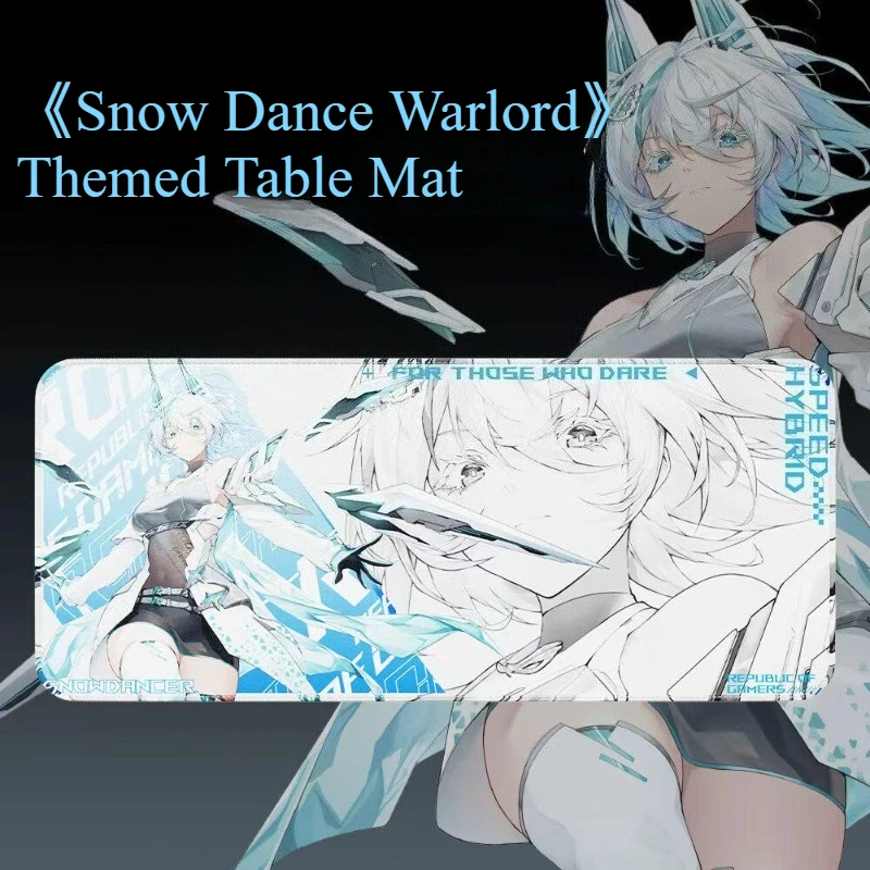 Snow Dance Warrior Mouse Pads Customized Rubber Desk Mat Mouse Pad E-Sports Gaming Mats Desk Pad PC Gaming Mouse Pad 700x300mm