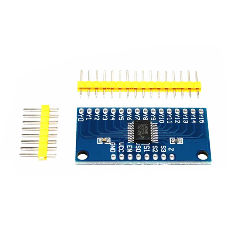 CD74HC4067 szybki CMOS 16-kanałowy analogowy multiplekser ADC płyta modułowa dewelopera