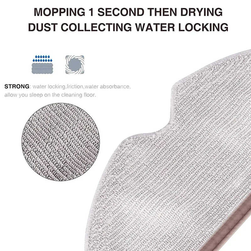 Горячие 10 шт. аксессуары для швабр с полным покрытием для Xiaomi Roborock S5 MAX S50 S55 Roborock S6 S6 MAXV, швабры для пылесоса