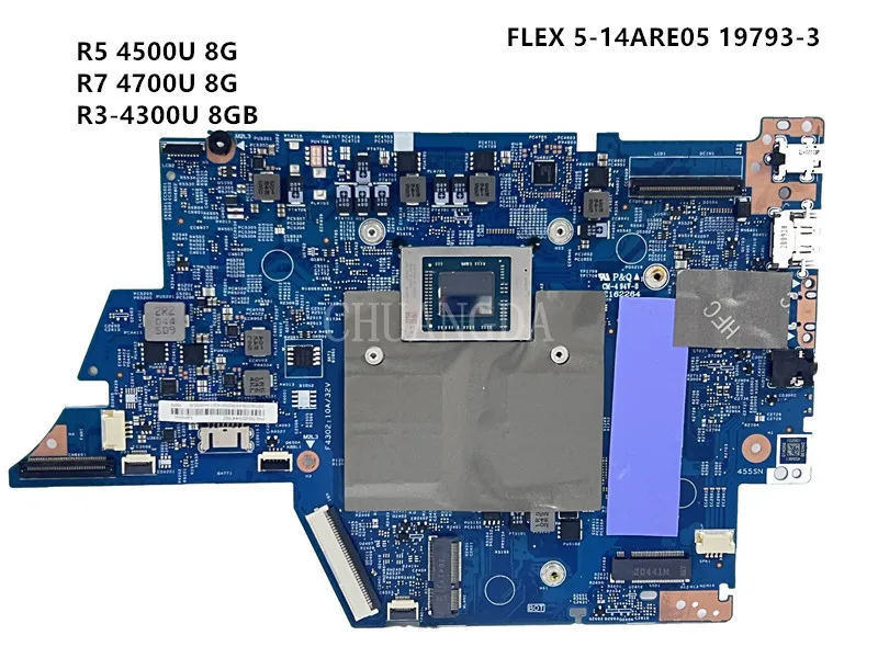 

For Lenovo Ideapad Flex 5-14ARE05 Laptop Motherboard 19793-1 19793-3 19793-1M With CPU R3 R5 R7.RAM 8G