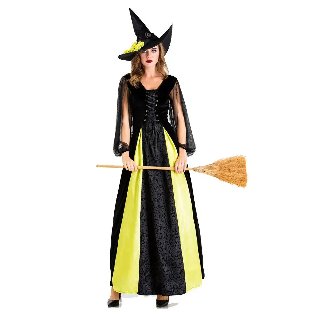 

Halloween Witch Zombie Devil Queen Costume Makeup Masquerade Role-playing Gift Women's Traditional Stage Costume