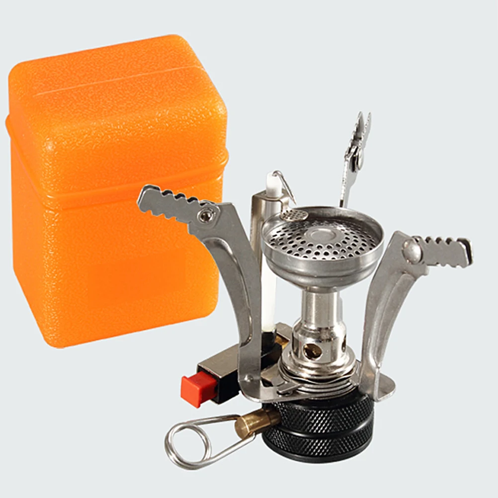 Tête de brûleur Portable, Mini poêle pour Camping, randonnée, pique-nique, léger, Compact, haute efficacité, extrémité de four en cuivre, cuisine en plein air