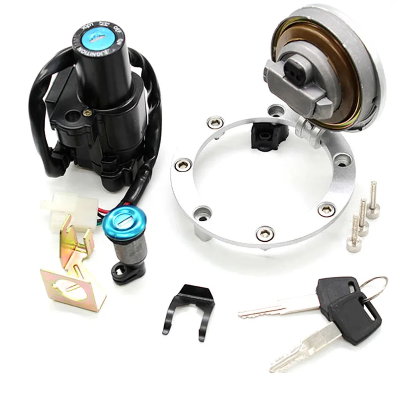 Motorcycle Fuel Gas Tank Cap Ignition Switch Seat Lock Key Set For Honda CB 900F/1300 CBR 929/954/600/1000/1100XX CBR600 F4/F4I