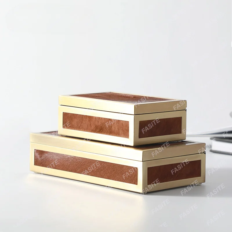 

Модель дома, мягкое украшение, кожаный ящик для хранения из конского волоса, поднос, отдел продаж, туалетный столик для спальни, украшение для гардероба