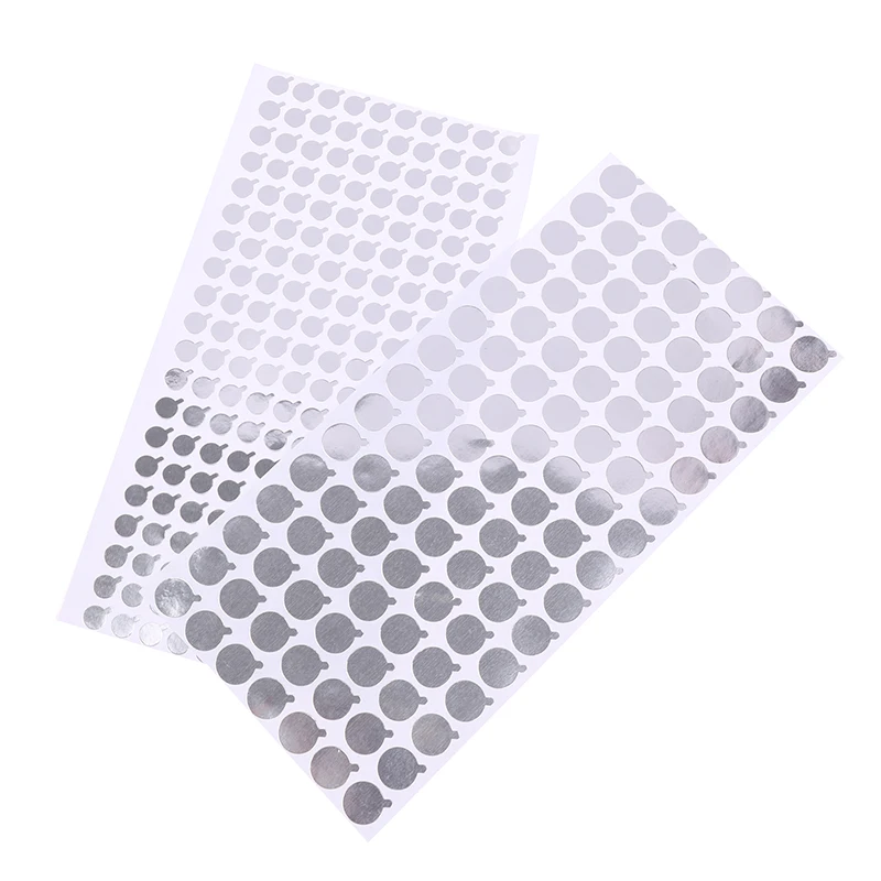 2 Sheets 9mm To 38mm Mouth Seal Adhesive Sticker Aluminum Foil Sealing Sticker For Soft Tube Bottle Stopper