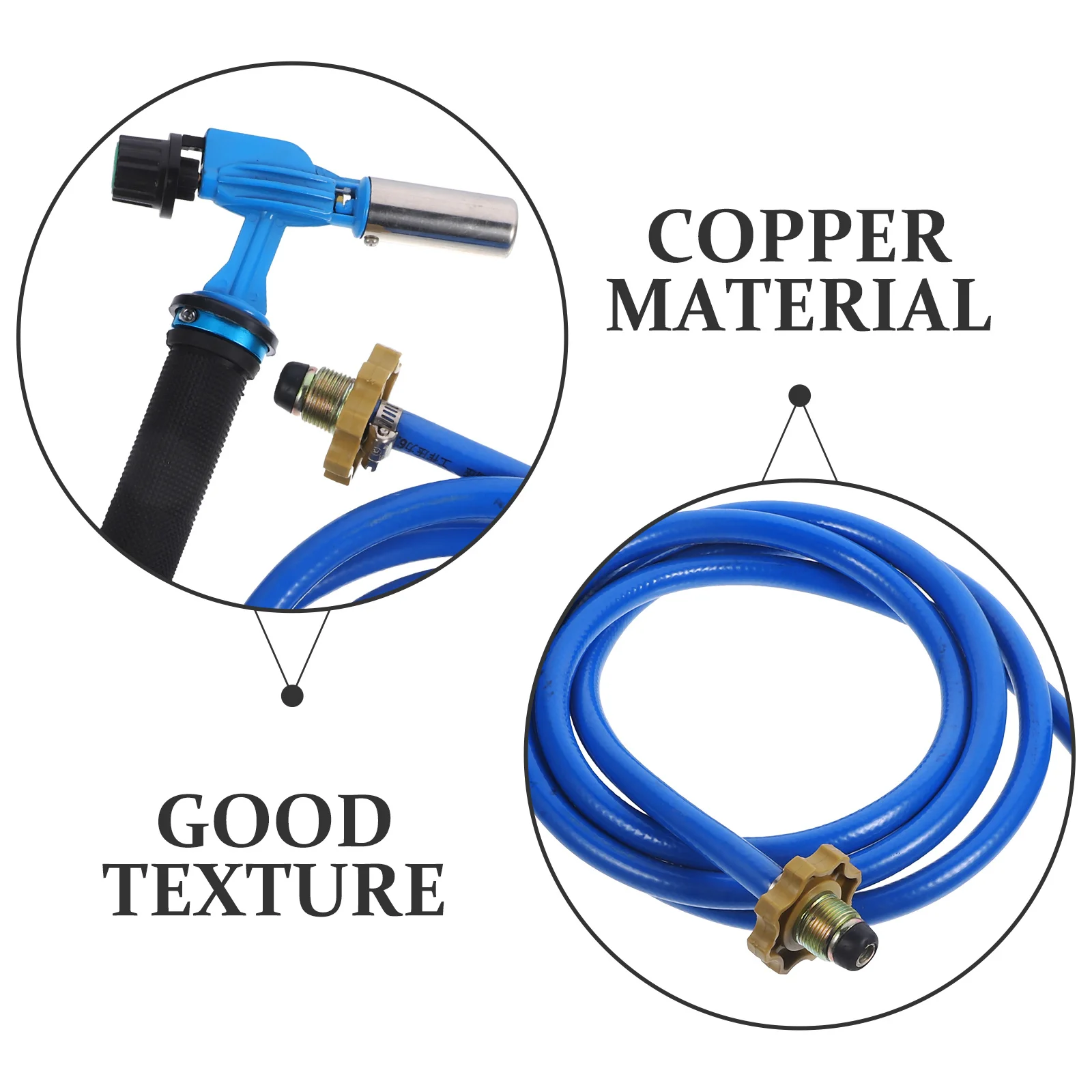 

Copper High Temperature Gas Welding Torch Explosion-Proof Thickened Flame Control Flexible Home Welding Torch Handy Tool