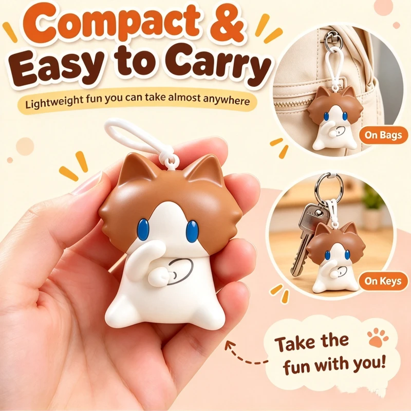 Funny Monthly Salary Cat Keychains Cartoon Bags Charm Pendants Novelty Backpack Keyring Gifts Friends Adorable Accessories