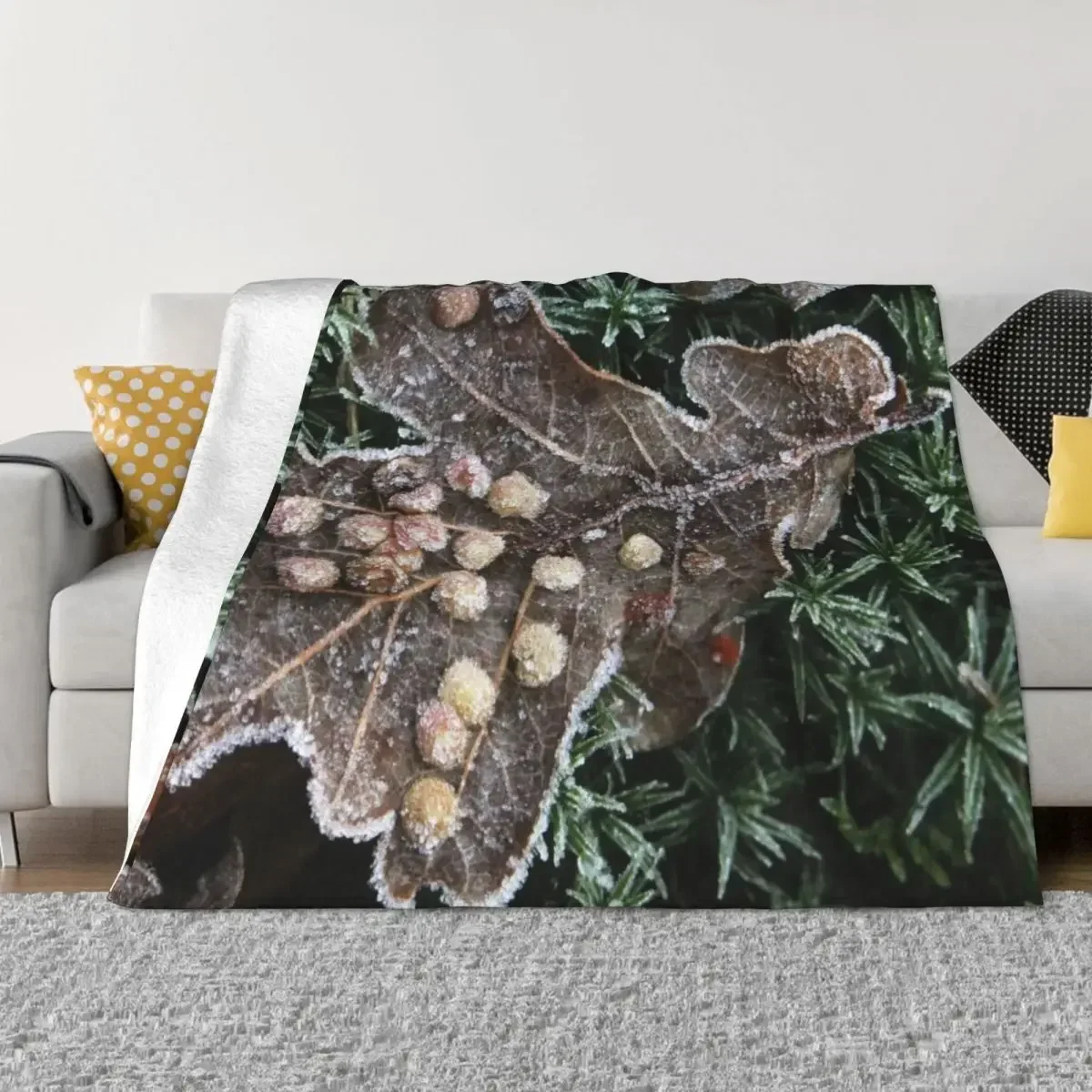 

Luxury Designer Throw Blanket Beautiful Decorative Blanket for Home Textiles Frozen Galls Collection