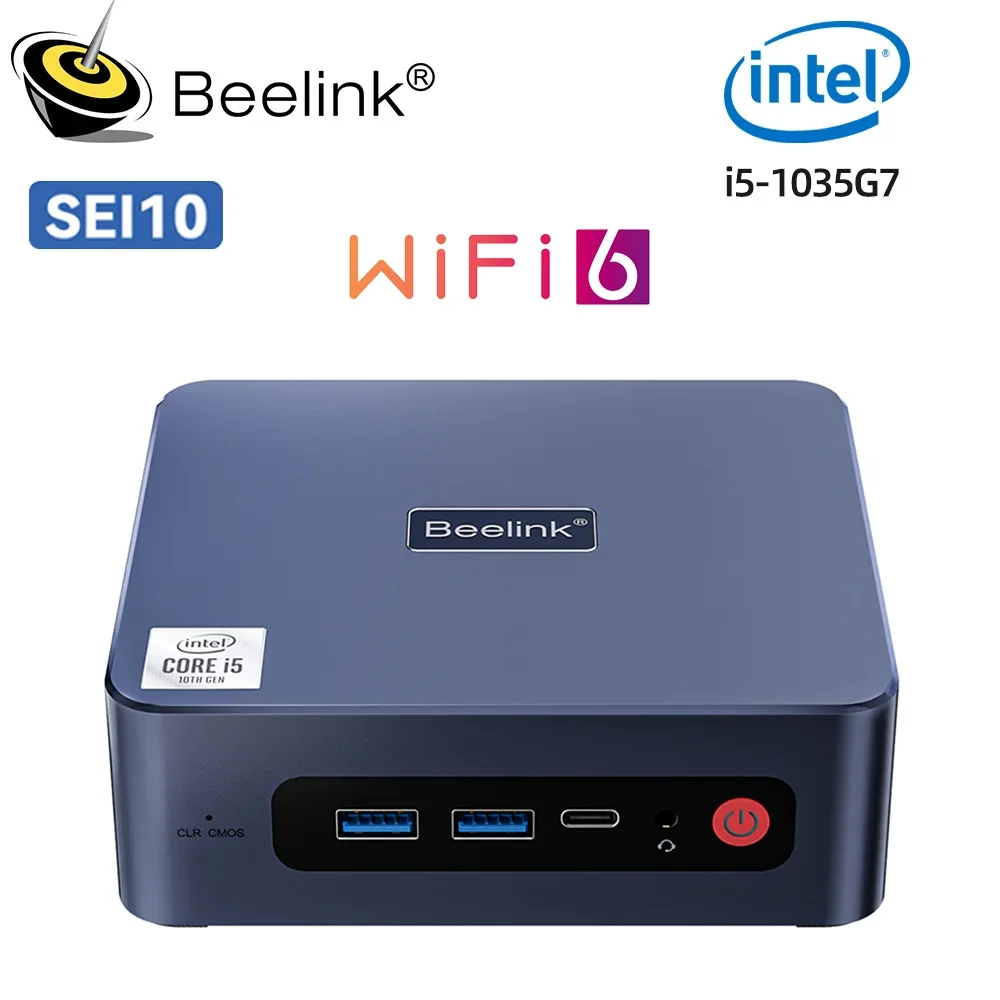 Beelink-PC para juegos tipo C, dispositivo SEi12 Intel 12th I5 12450H SEi 12 Pro Intel I7 12650H16G DDR4 SEi10 1035G7 3200MHz 500G SSD Wifi6 1260P