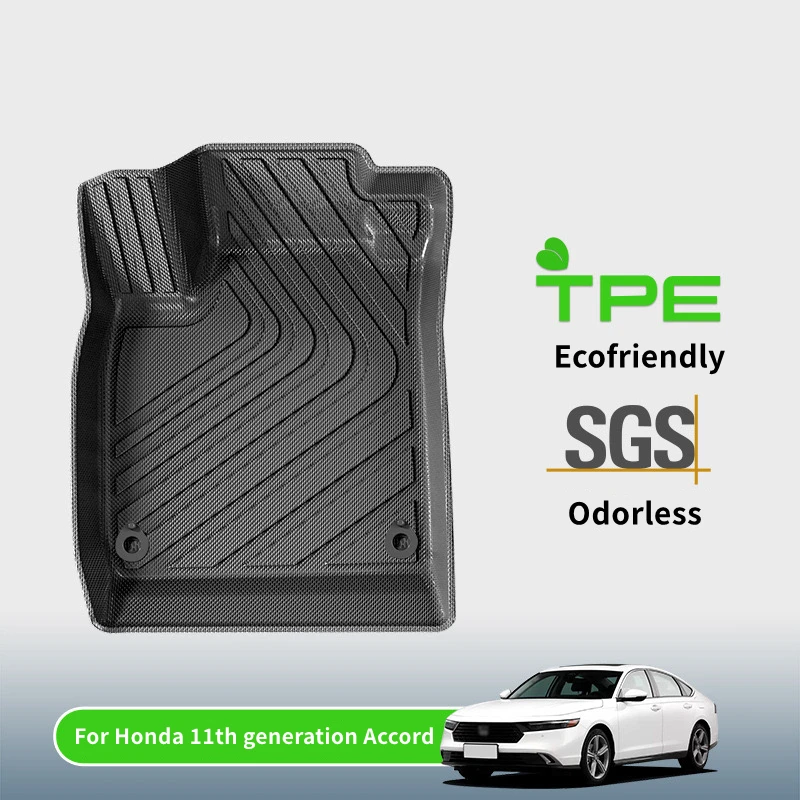 

Car Trunk Mat TPE Car Floor Mats for Honda 2023-2024 Accord 11th All Weather Anti-Slip Rear Trunk Pad Cargo Liner Anti Dirty Pad