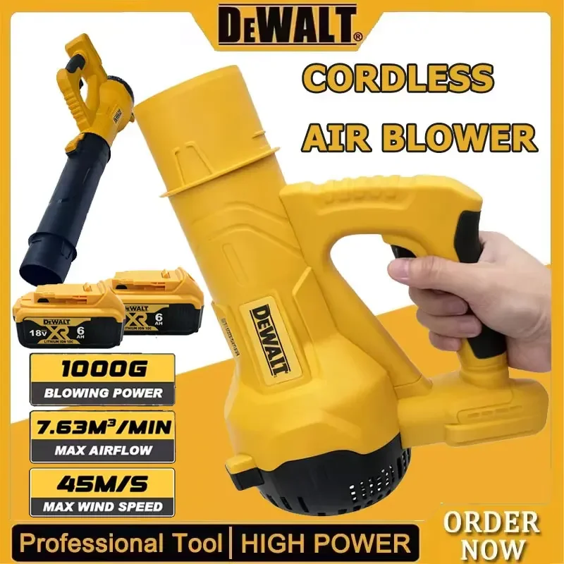 

Dewalt Cordless Electric Leaf Blower Long Tube Blower Garden Leaf Sweeping Tool Home Courtyard Snow Cleaner for 18V Battery