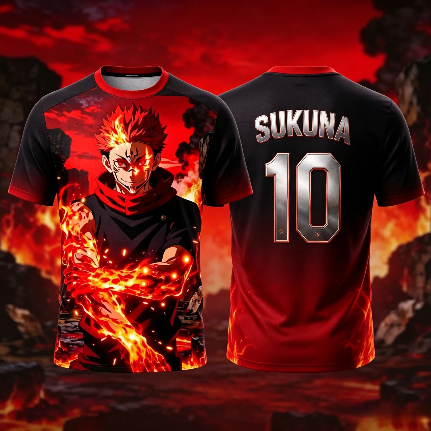 2026 Summer Jujutsu Kaisen Retro Cosplay T-shirt Men's 3D Printed Jiu Jitsu Short-sleeved Family Unisex Children's Sports Shirt