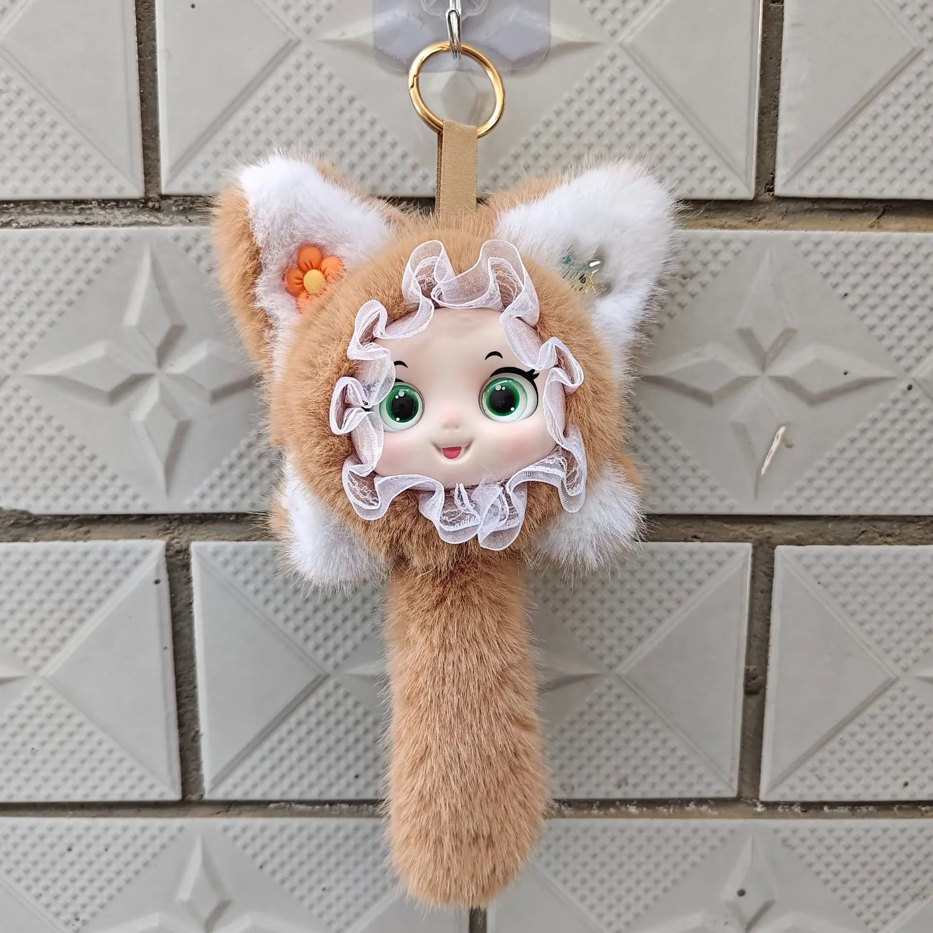 

2026 new kitten pendant Keychain explosions doll plush pendant bag pendant