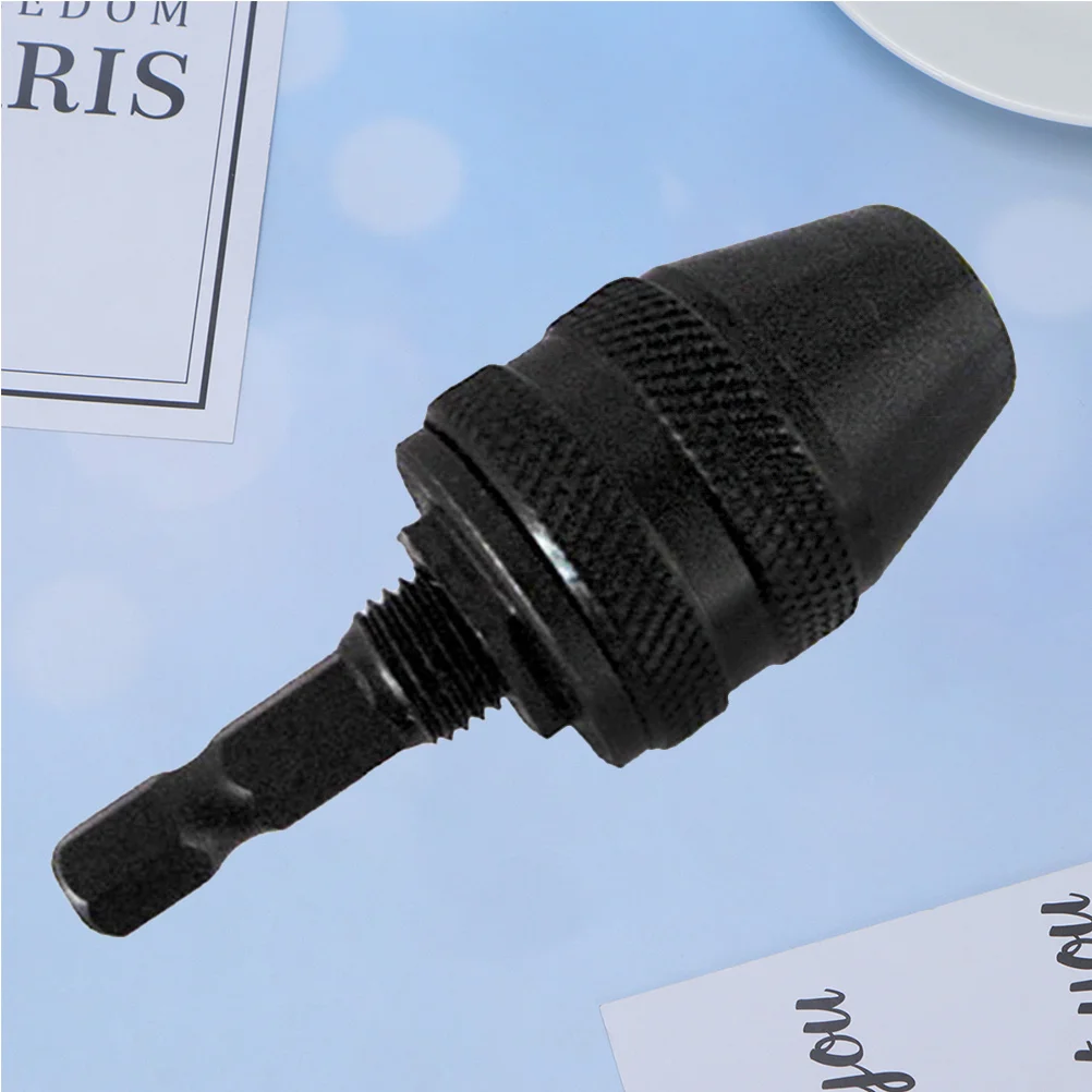 

8mm Drill Chuck Screwdriver Tool Hex Handle Keyless Accessories Impact Adapter Converter Driver Woodworking Tools