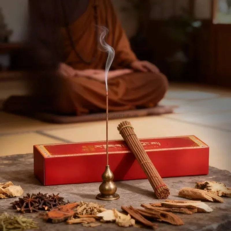 50 جذر عصا البخور الطبيعية التبتية القديمة المنزل داخلي عرض بوذا التأمل تهدئة العقل تنقية الهواء الروائح
