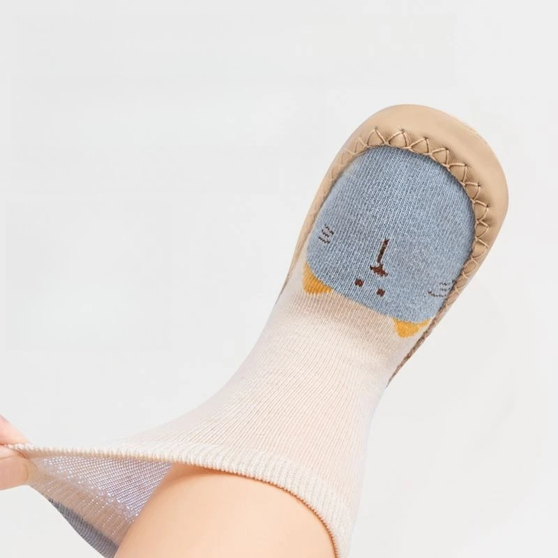 Zapatos para Caminar para Bebés, Antideslizantes, Suela Blanda, Calcetines hasta la Pantorrilla, Zapatos para Bebés de 6 a 12 Meses, para Uso en Interiores ​
