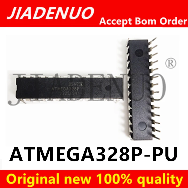 (5-10pcs) 100% New ATMEGA328P-PU ATMEGA328 ATMEGA328P ATMEGA328P P U DIP-28 Chipset