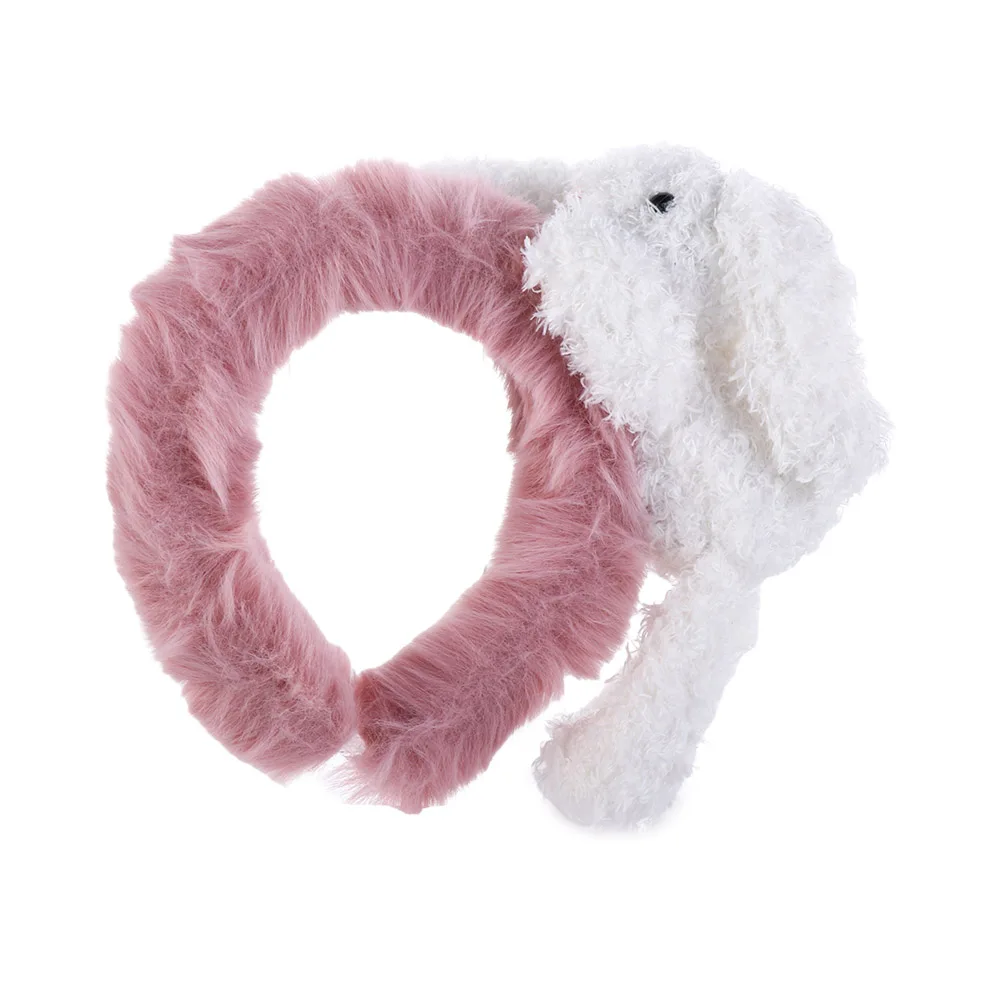 

Cute Headwear Rabbit Bear Makeup Headband Width Hair Hoop Women Hair Accessories Wash Face Hair Band Cartoon Headband