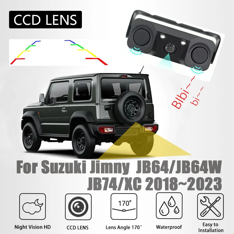 Rear View Camera For Suzuki Jimny  JB64/JB64W/JB74/XC 2023 2022 2021 2020 - 2018  Night Vision Reverse Parking Backup Camera