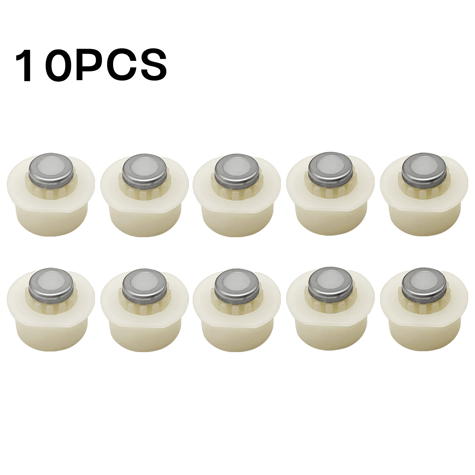 アルミニウムチューブラー用リードピンボタン、プッシュボタン、ラウンドバスケット、新品、10個