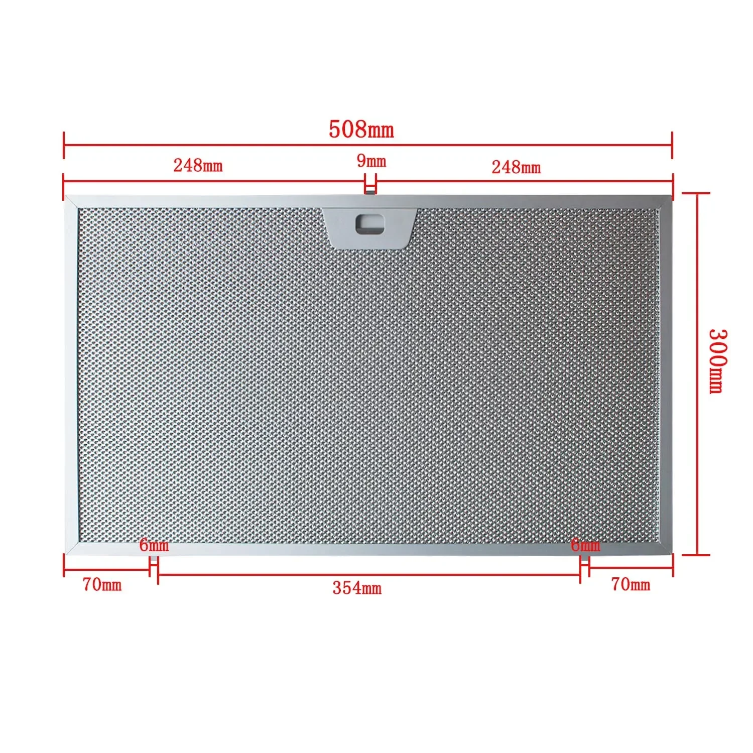 1 قطعة 00744829 طباخ هود تصفية 506x300 ملليمتر المدى هود الشحوم تصفية المطبخ النازع التهوية الألومنيوم الشافطة
