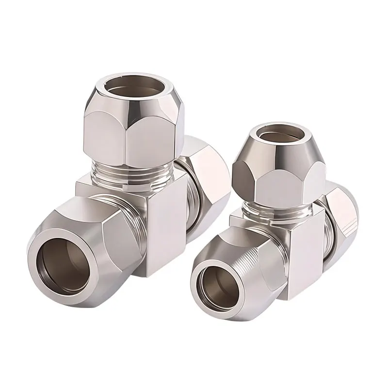 Copper Plated Nickel PE Pneumatic Air Quick Connector  For Hose Tube OD 4/6/8/10/12/14/16MM  For Pneumatic Tools Equipment