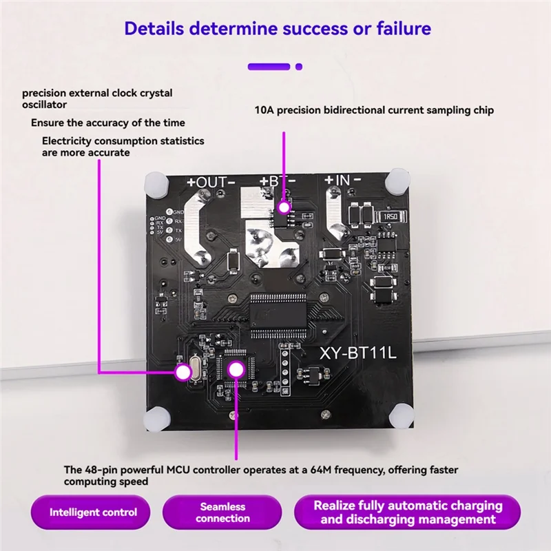High Quality-XY-BT11L 10A Charge And Discharge Control Module With Current Detection Bidirectional Protector