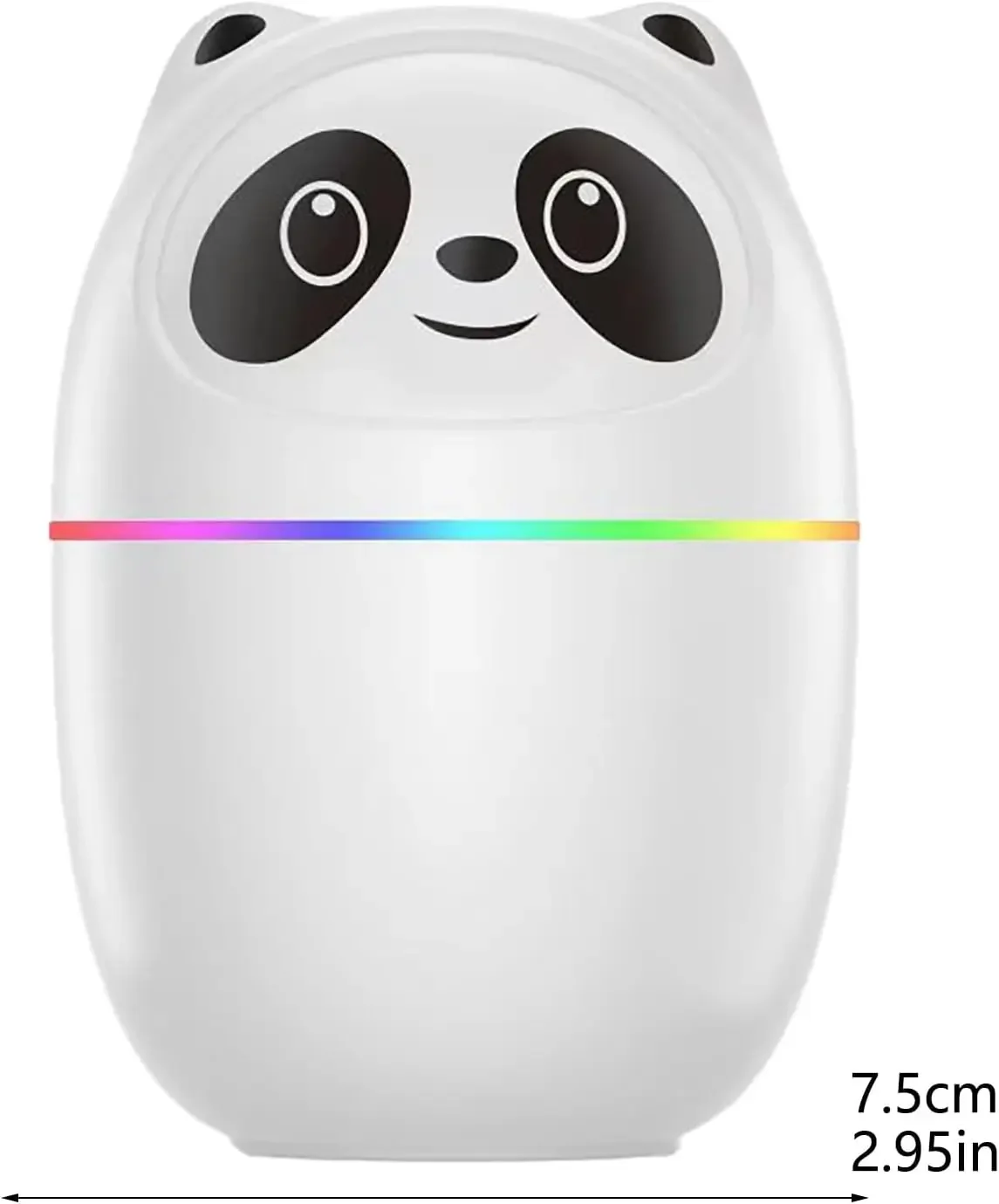 Humidifiers for Bedroom 250ml Easy To Fill Clean Quiet Ultrasonic Mini with 2 Mist Modes and Color Nightlight Auto Shut-Off