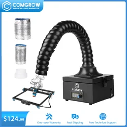 COMGROW Laser Smoke Absorber Metal Solder Fume Extractor Purifier For Soldering,Laser Engraver/Cutting,Wood Burning,3D Printer