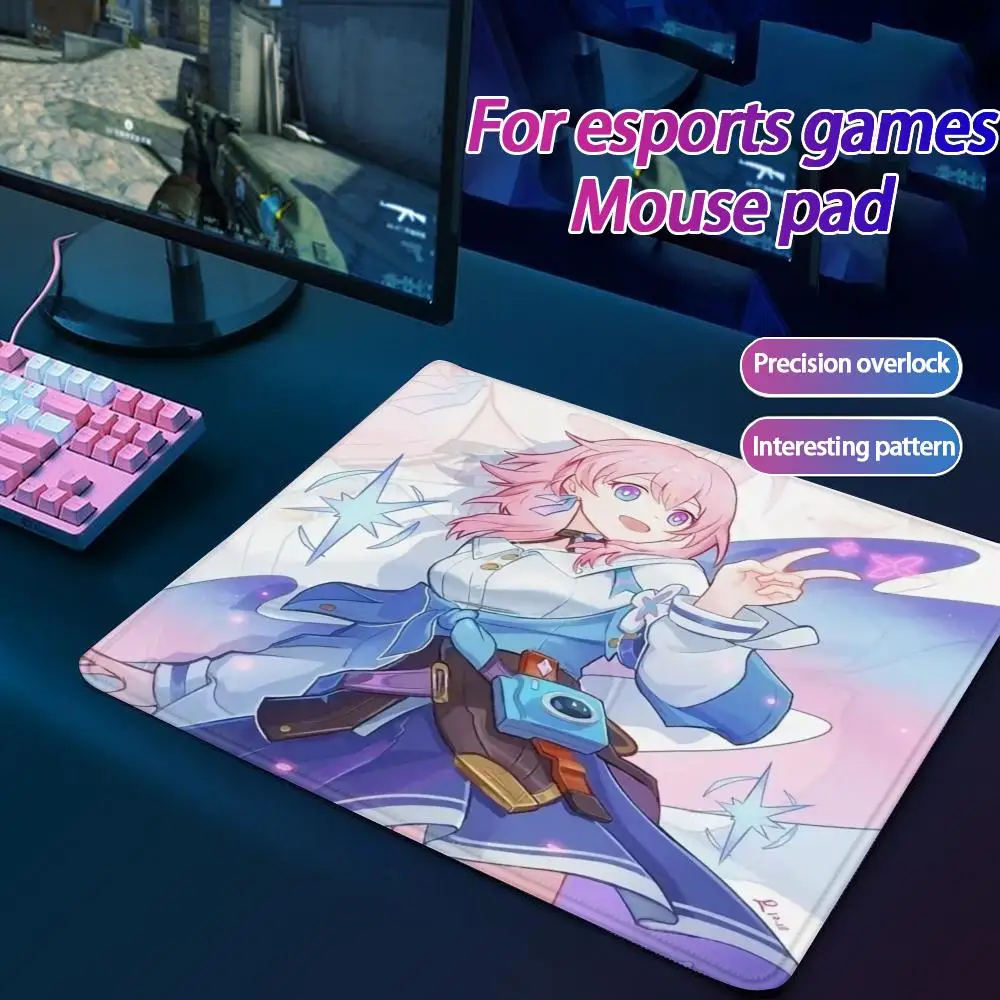 

Honkai Star Rail Small Mouse Pad Desk Pad Desktop Computer Keyboard Wireless Mouse Boy Girl Gift for Play games Coasters