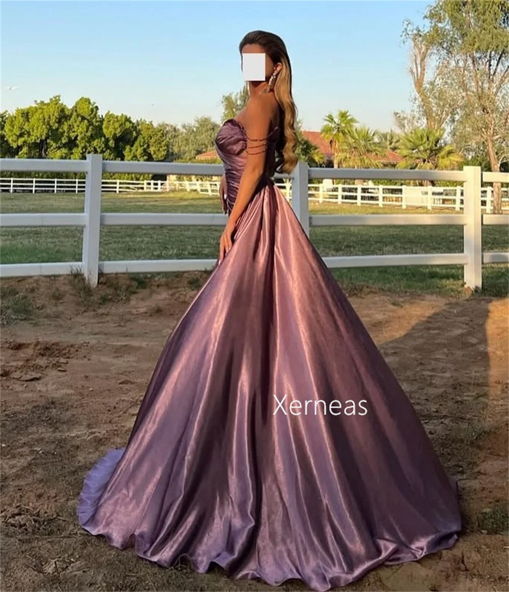 تخصيص Charmeuse الطية السباغيتي حزام البوق الطابق طول مناسبة مخصصة بسيطة أنيقة الساحرة حزب ثوب جودة عالية