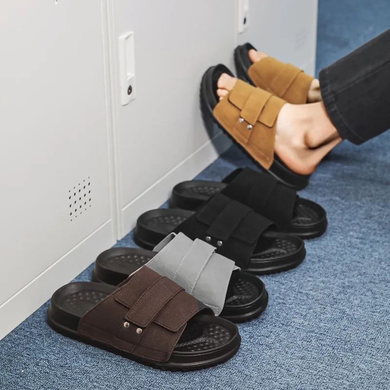 

Hot Sale Classic Two Strap Casual Slippers Fashion Beach Slides