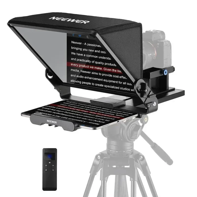 

2026 X14 III 14\" HD with Beamsplitter Glass RT113 Remote Control Quick Release for Tablets/DSLRs Teleprompter