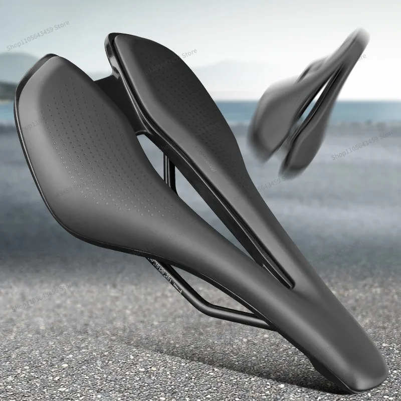 For Bicycle seat cushion with hollow and breathable road cushion integrated with vacuum bottom shell riding accessories