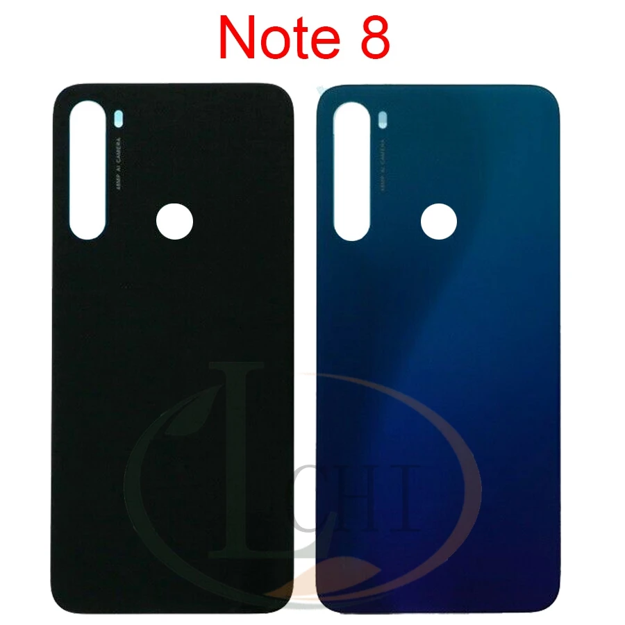 Cubierta de batería para Xiaomi Redmi Note 8 Pro, cristal trasero, piezas de repuesto para Redmi Note 8T