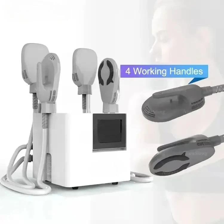 Ems emt hiemt sculpt 2/4 مقابض محفز العضلات المحمول نحت hiemt pro hiems max3 max4 آلة نحت الجسم #5