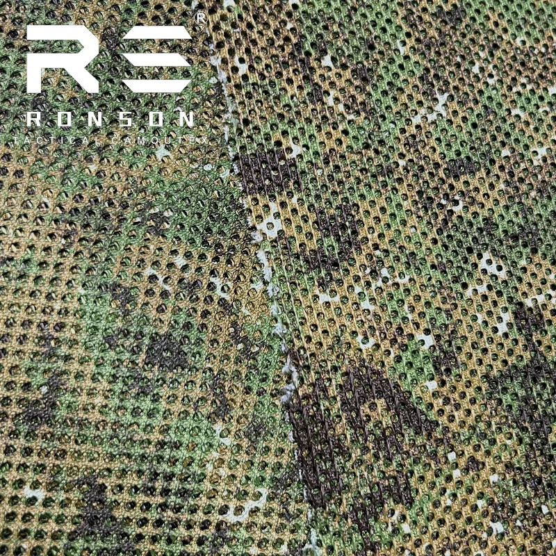 Mesh fabric 230gsm PENCOTT GREENZONE camouflage fabric tactical tricot fabric mesh for printed