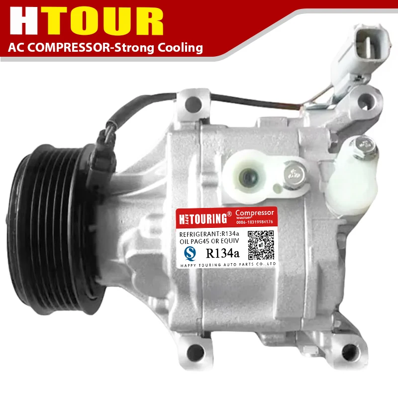 SCSA06C AC Compressor 883201A550 883201A481 883101A580 88320-1A550 88320-1A481 88310-1A580 for Toyota Corolla E12 VVT-i 2.0 D-4D