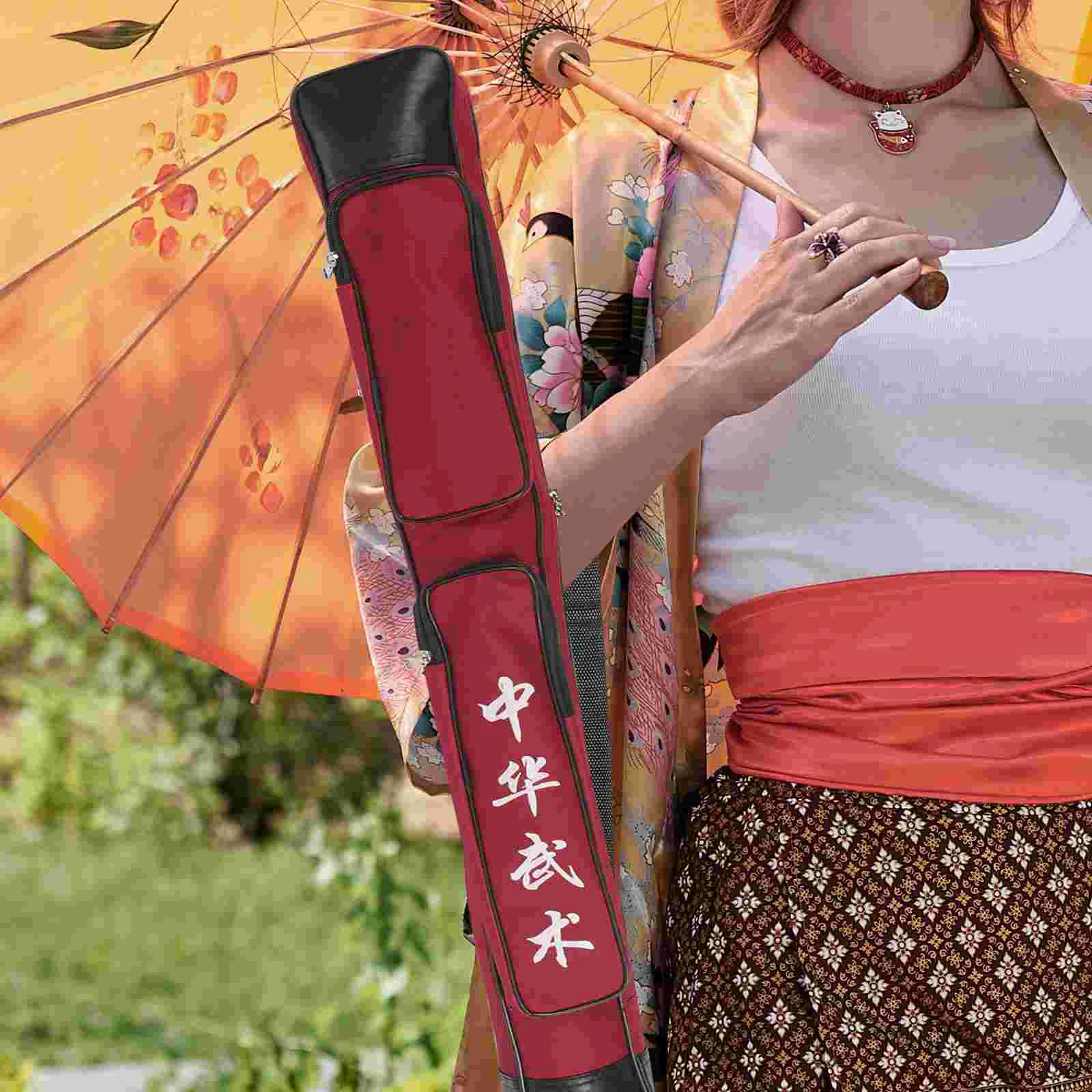 

Tai Chi Sword Bag Carry Luggage Bags Small Duffle Storage Organizing Strap Swords Pouch Chinese Fencing Supplies