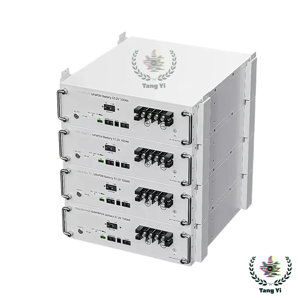 

48V 100AH lithium iron phosphate battery energy storage system, household energy storage and UPS emergency power supply