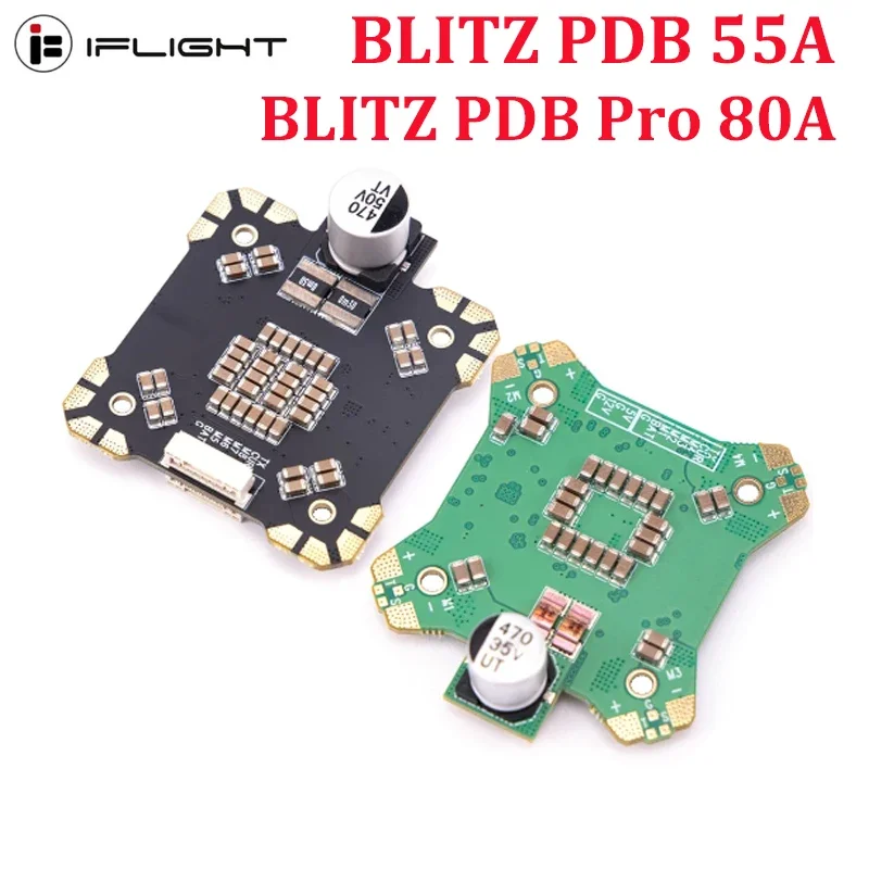 

Мини-концентратор питания iFlight BLITZ PDB 55A/ BLITZ PDB Pro 80A 4-8S, распределительная плата с двойным BEC для FPV мультикоптера