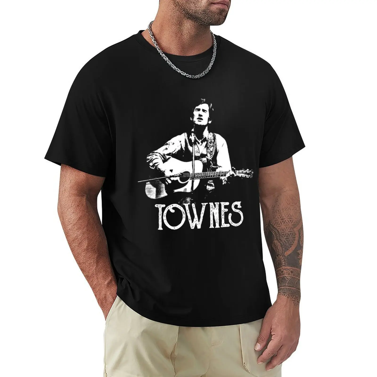 

Townes Van Zandt T-Shirt valentines clothes graphic t shirt vintage men clothes