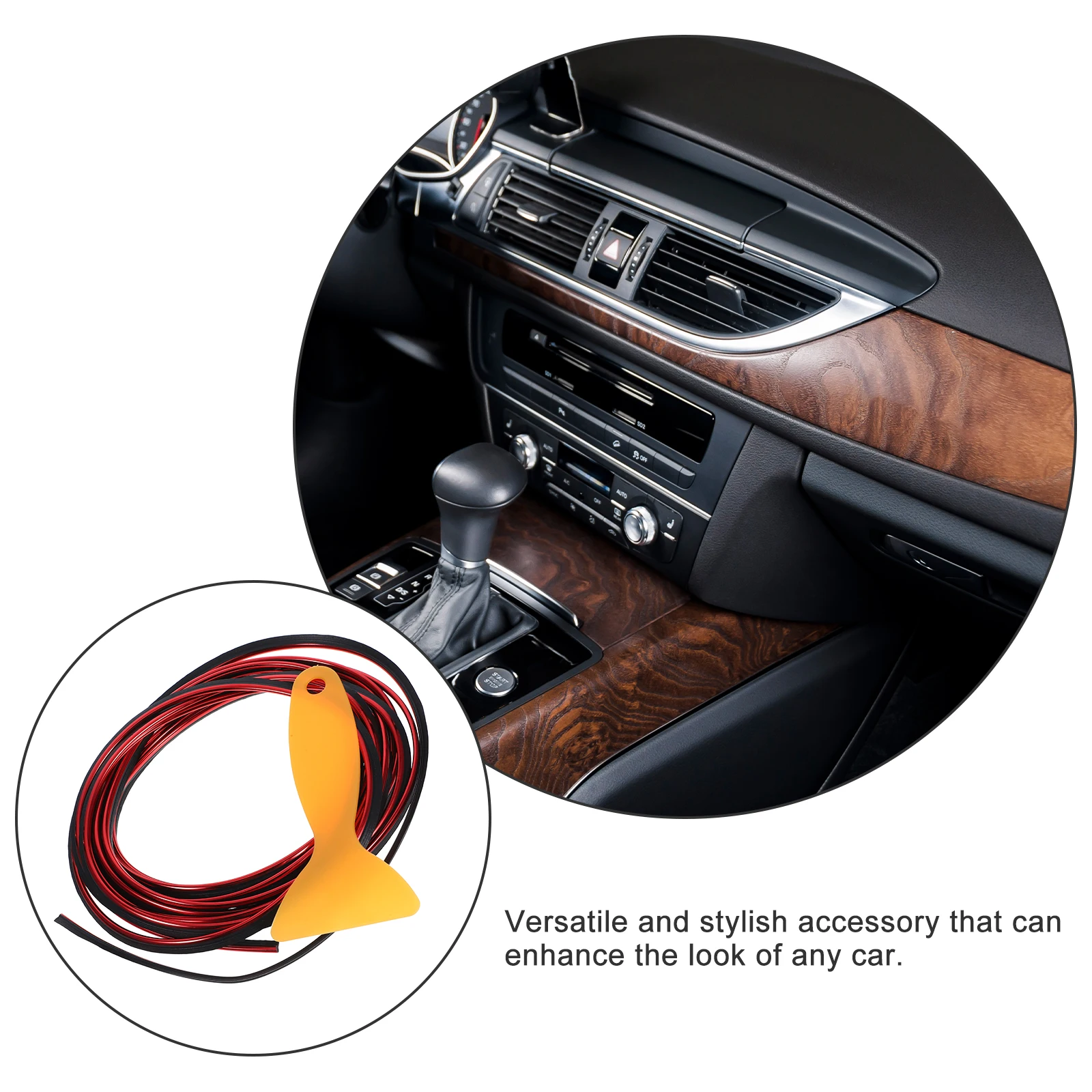 

Car Interior Decorative Filling Strip Universal Flexible DIY Strip 5 Meter Vehicle Door Trim Car Interior Decoration