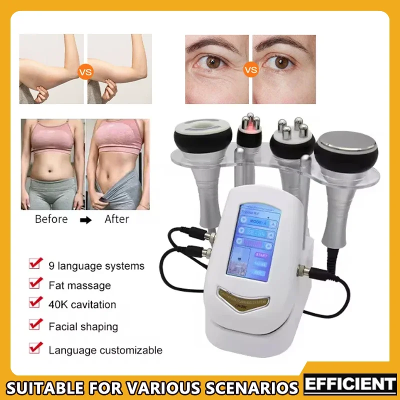 

Ультразвуковая кавитационная машина для лица, радиочастотный массаж, потеря веса, коррекция фигуры, сжигание жира, хит продаж 40K 2025